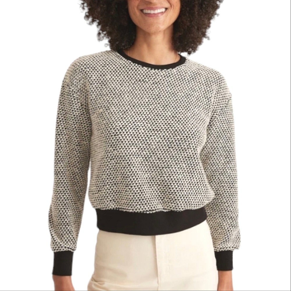 Marine Layer Black and White Women's Top